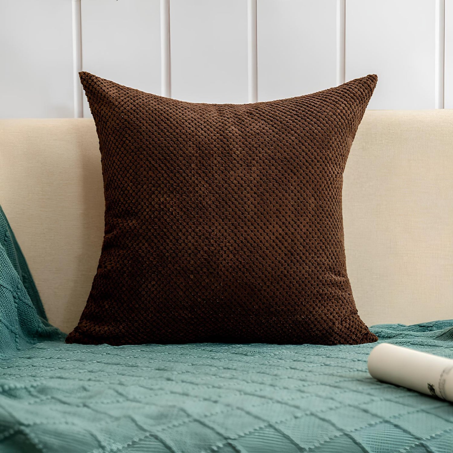 Coussins marron