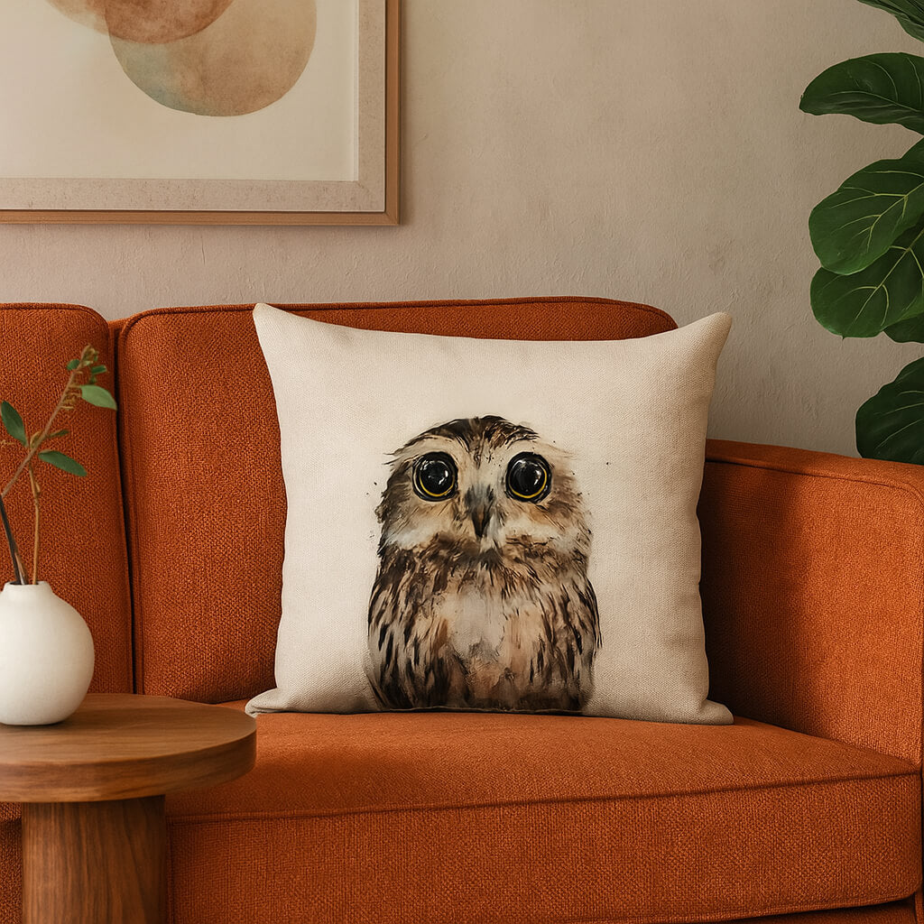 Coussin chouette mignonne
