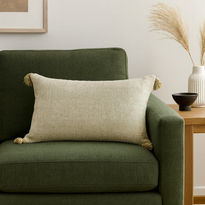 Coussin beige unie