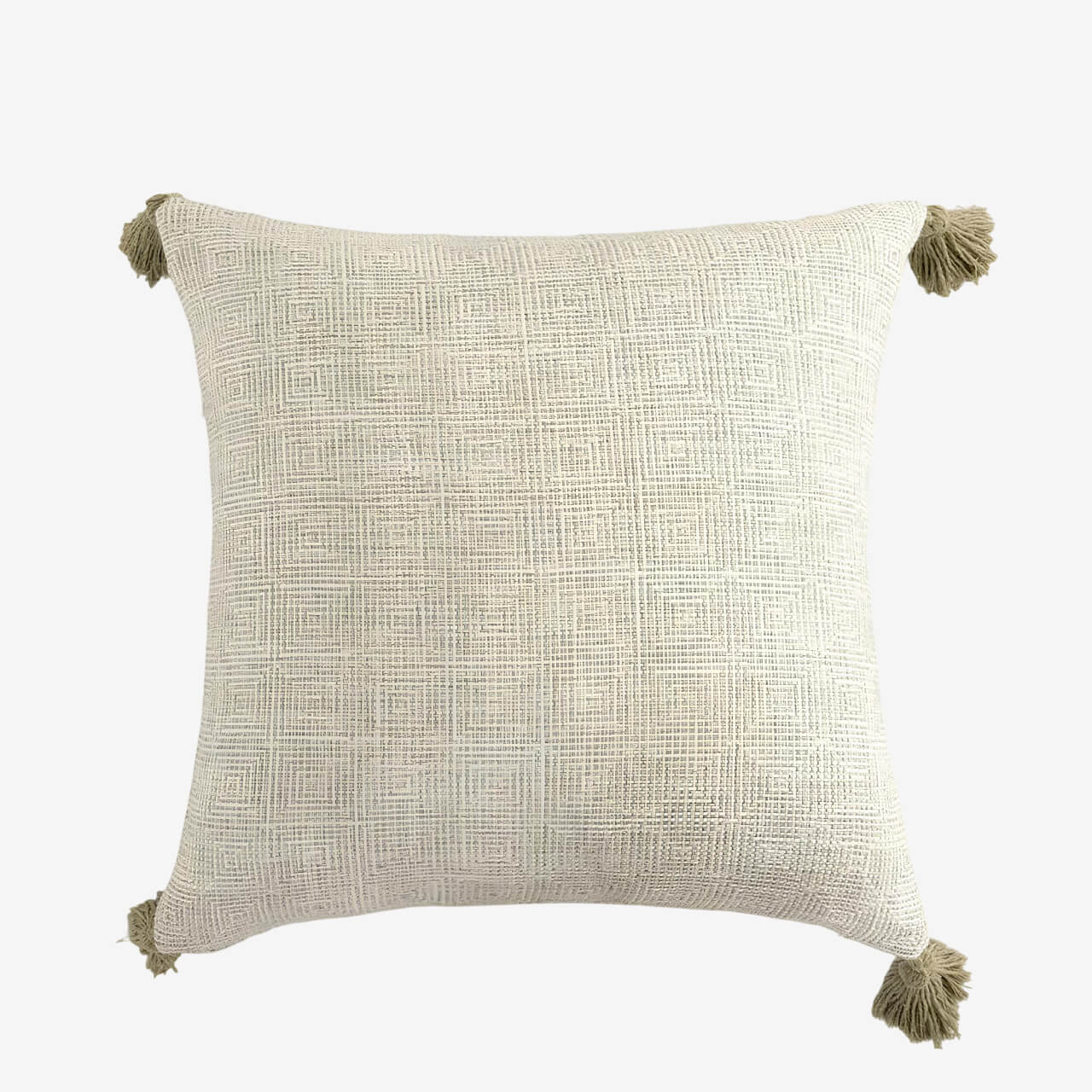 Coussin beige unie