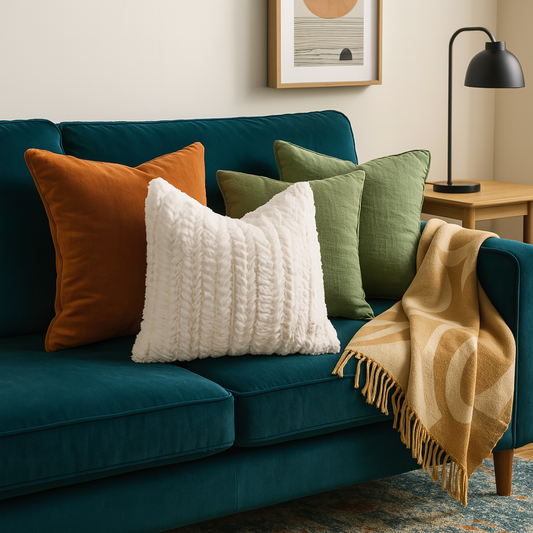 Coussin bohème épuré