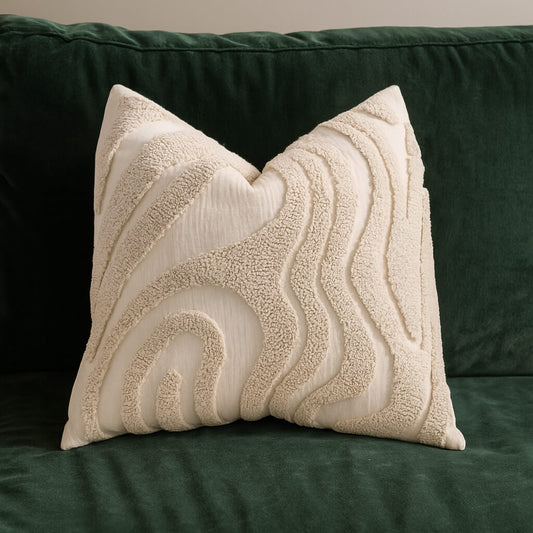 Coussin bohème minimaliste