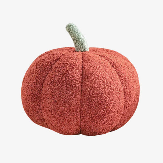 Coussin citrouille en peluche