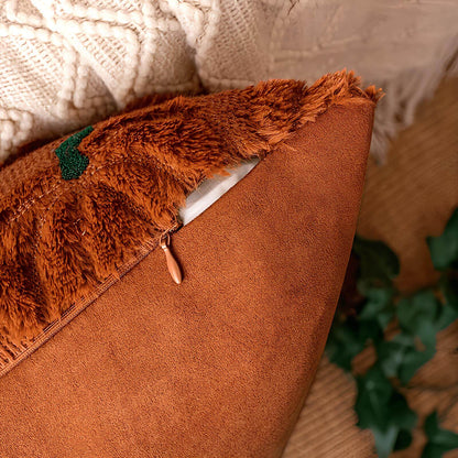 Coussin citrouille style traditionnel