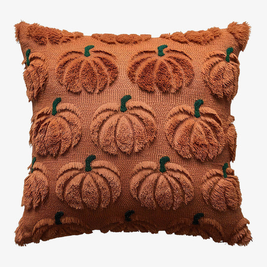 Coussin citrouille style traditionnel