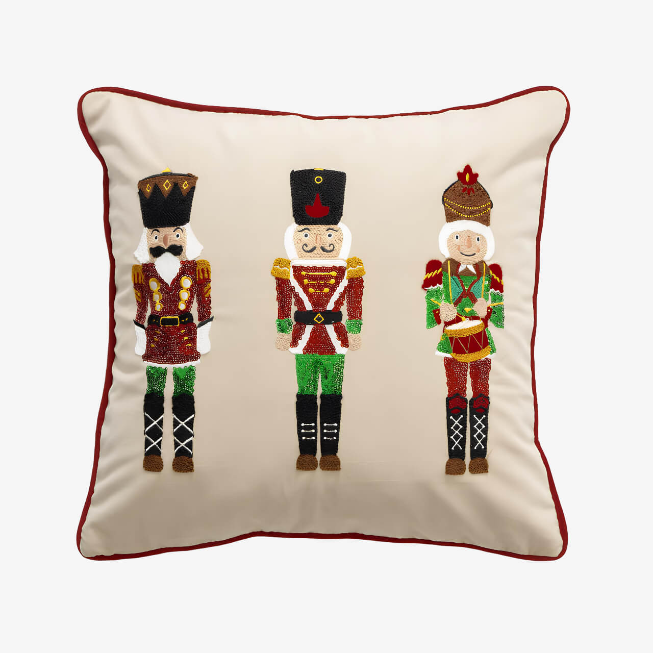 Coussin de noël casse-noisettes