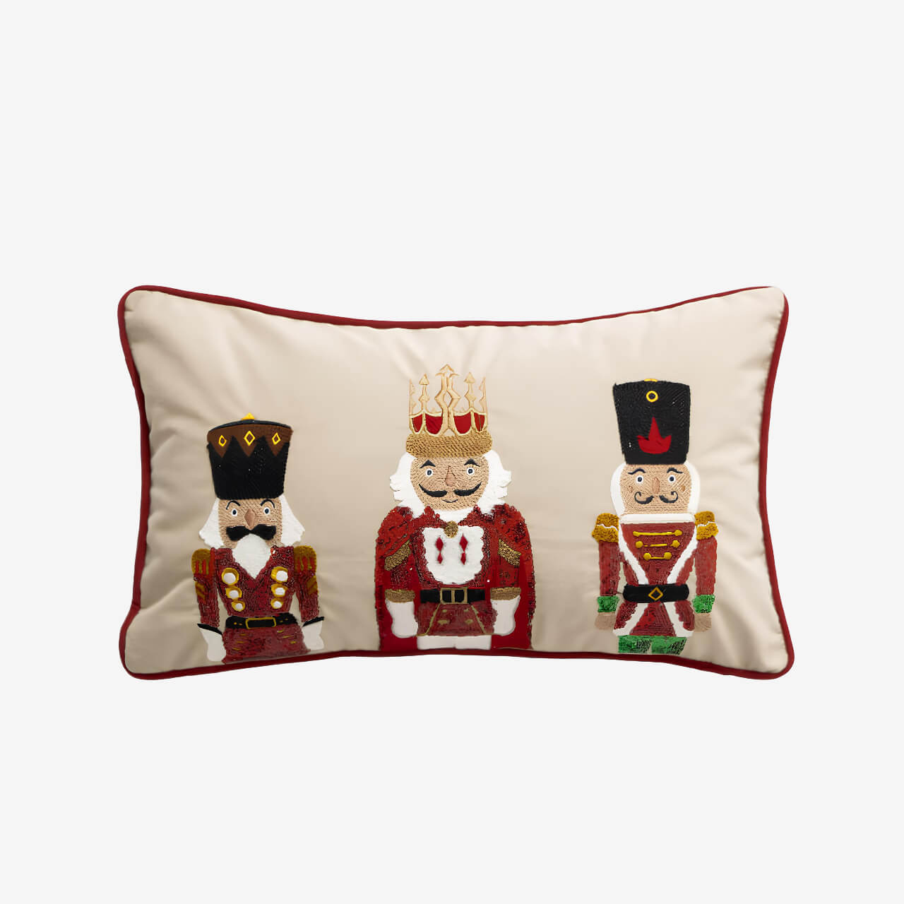 Coussin de noël casse-noisettes