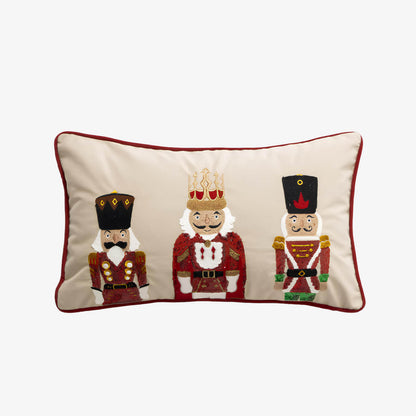 Coussin de noël casse-noisettes