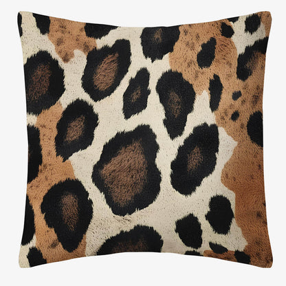 Coussin léopard décoratif