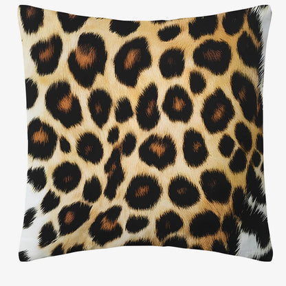 Coussin léopard décoratif