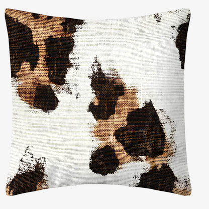 Coussin léopard décoratif