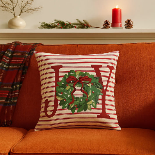 Coussin noël "Joy"