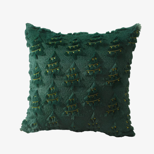 Coussin noel vert sapin