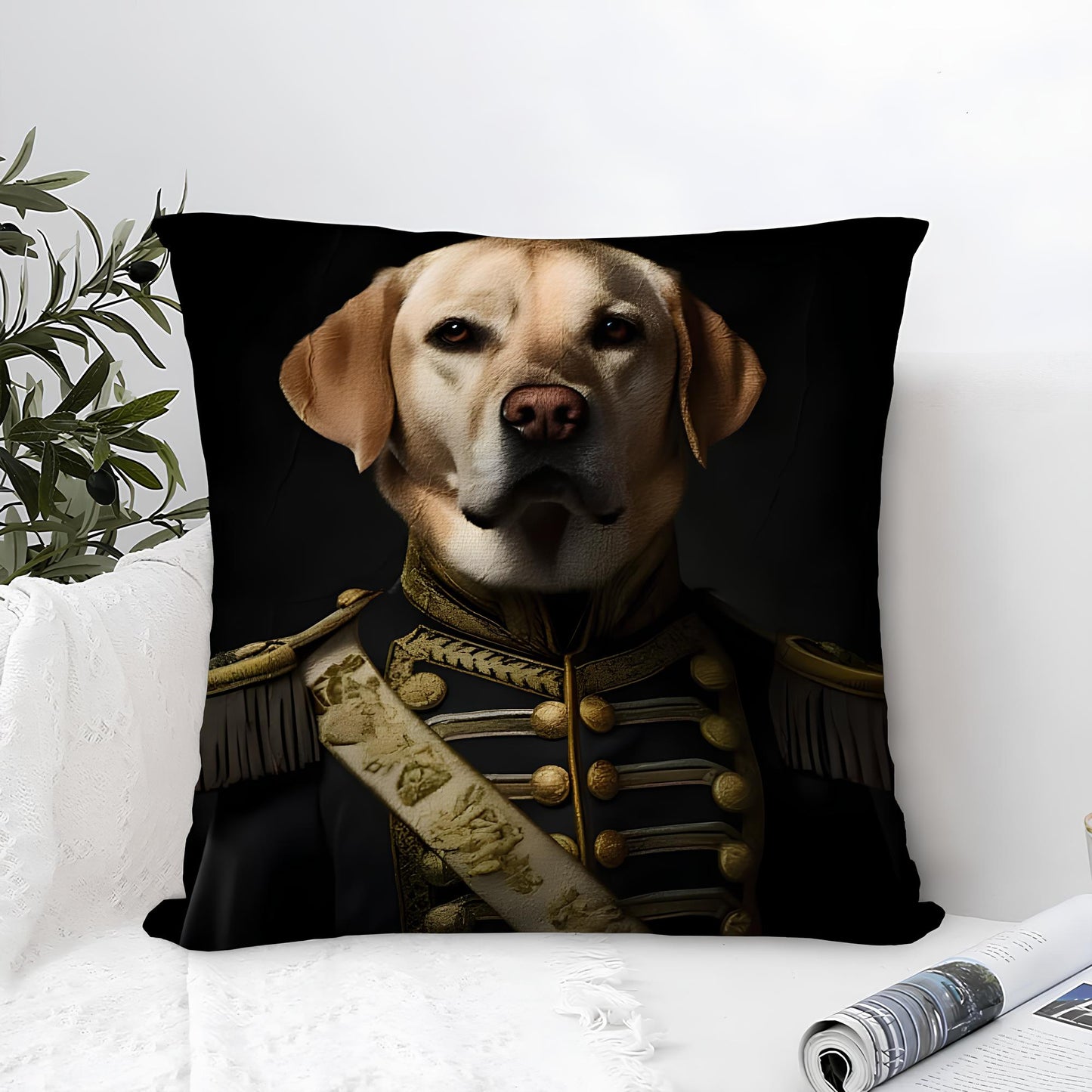 Coussin singerie - Labrador