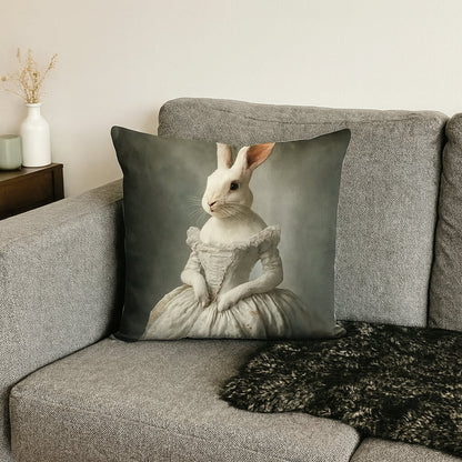 Coussin lapin élégant