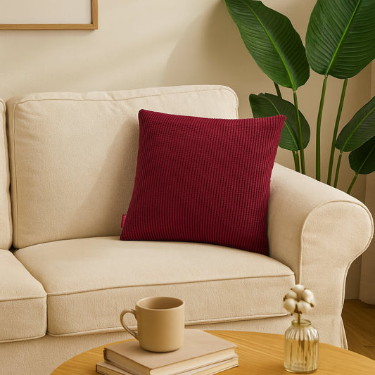 Coussin unie en velours