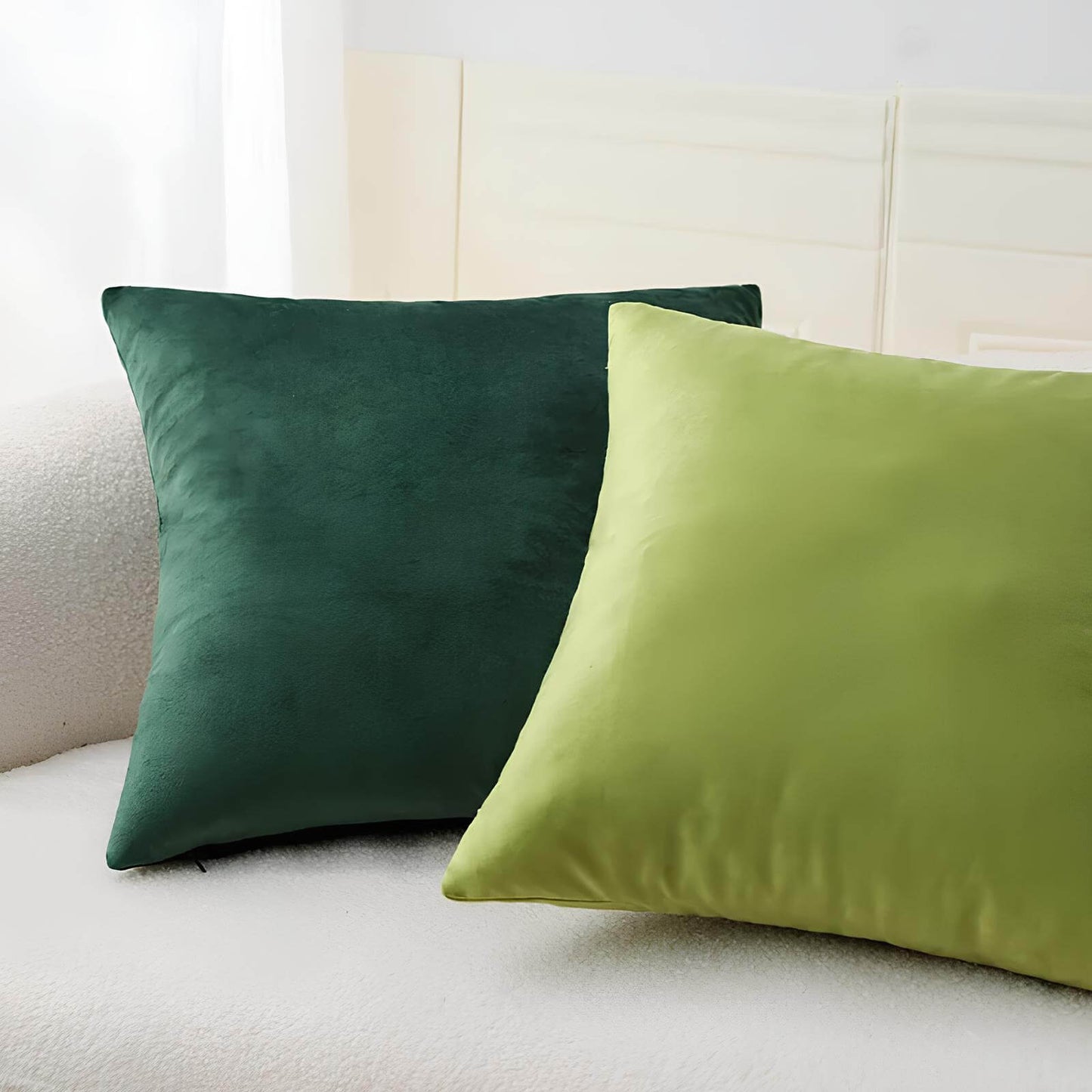 Coussin vert décoratif