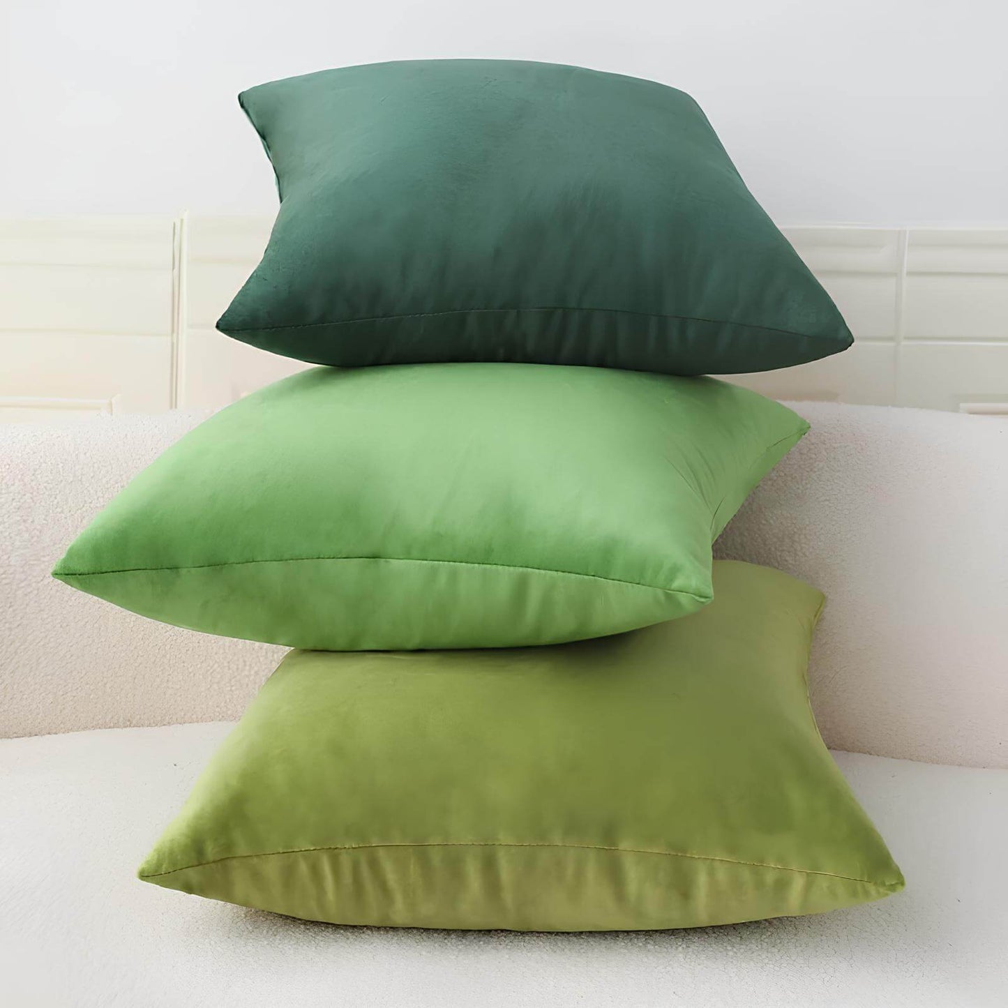Coussin vert décoratif